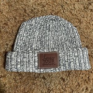 Love Your Melon Navy/White Beanie